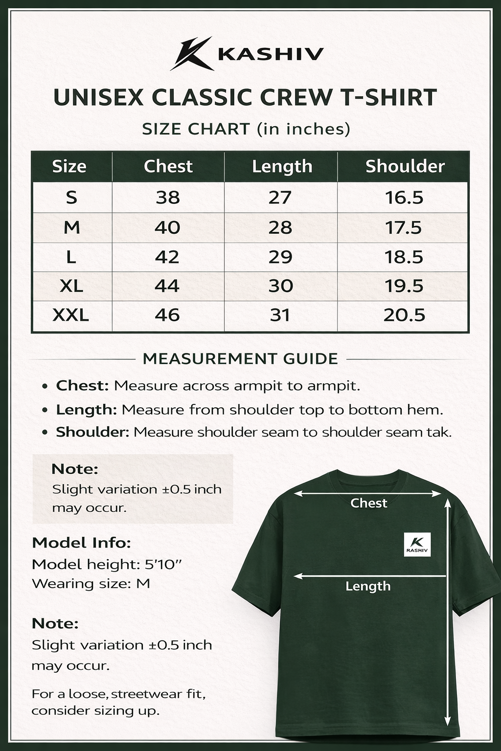 Unisex Classic Crew T-Shirt