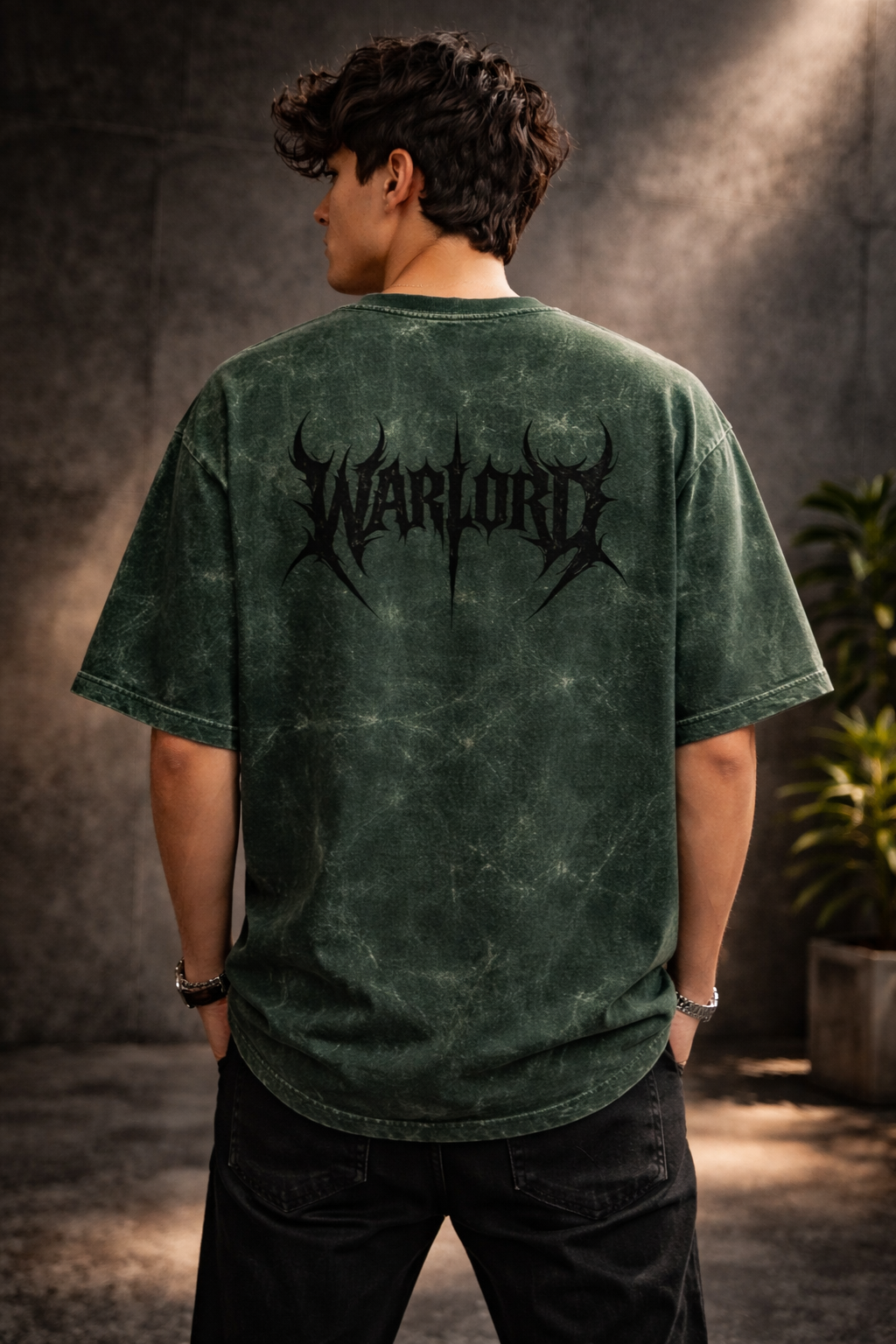 Unisex Acid Washed Oversized Tee