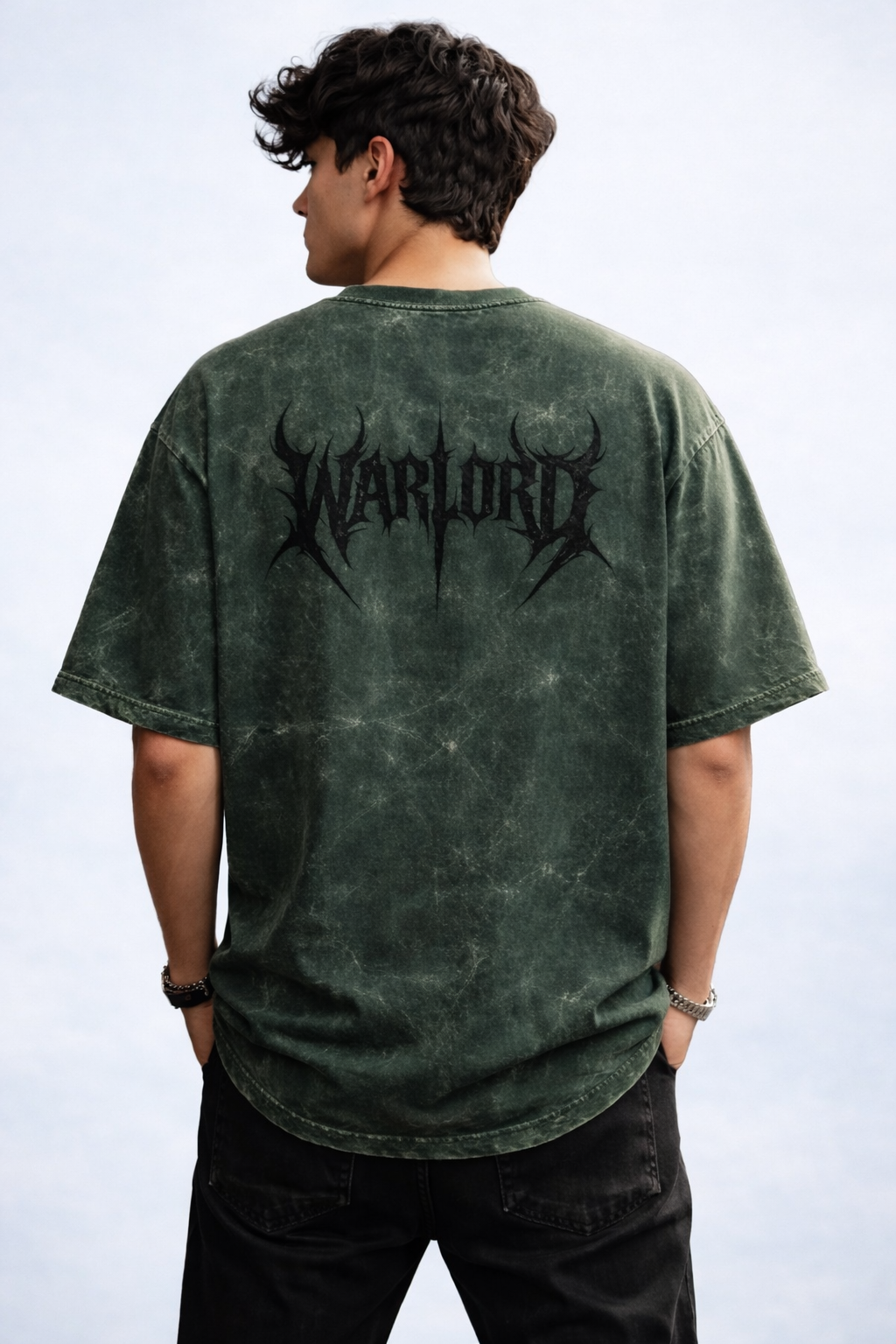 Unisex Acid Washed Oversized Tee
